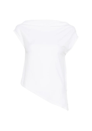 ALPHA STUDIO asymmetric top - White