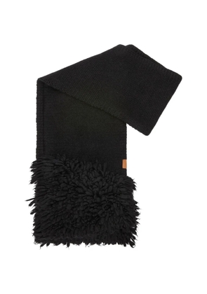 LOEWE logo-patch scarf - Black