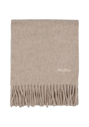 Max Mara fringed scarf - Neutrals