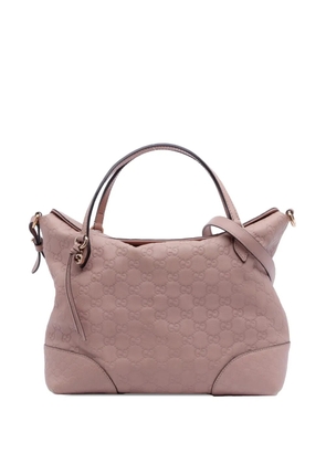 Gucci Pre-Owned 2016-2025 Medium Guccissima Bree Fold Over Tote satchel - Pink