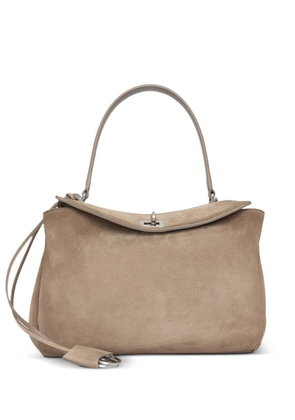 Balenciaga Small Rodeo top handle leather bag - Neutrals