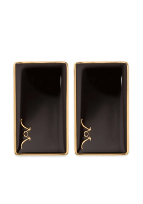 Rowen Rose logo-detail earrings - Gold