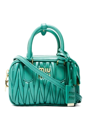 Miu Miu Pre-Owned 2023-2025 Arcadie matelassé tote bag - Green