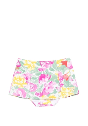 Chloé floral-print bikini bottoms - Pink