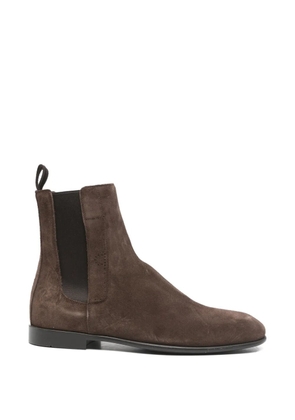 Ferragamo suede Chelsea boots - Brown