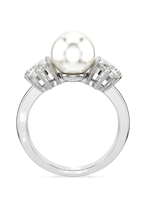 Swarovski crystal pearl embellished ring - WHI/RHS WHITE