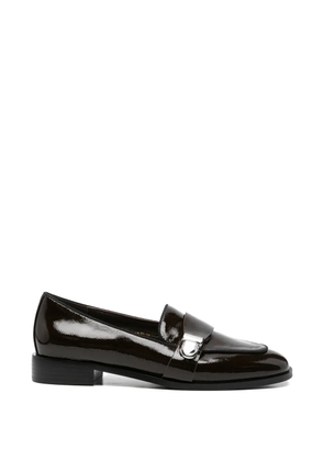 LINDA BAUMANN buckle-strap loafers - Brown