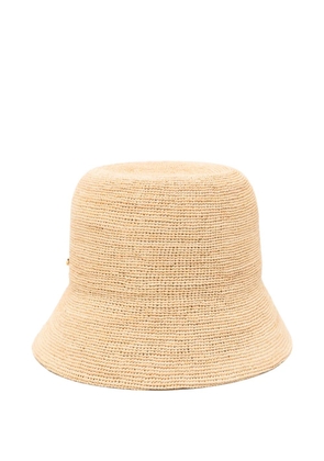 Borsalino Koko straw bucket hat - Neutrals