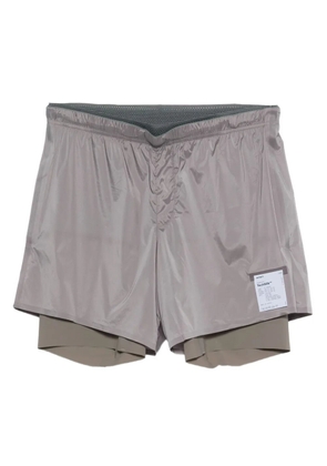 Satisfy layered shorts - Neutrals