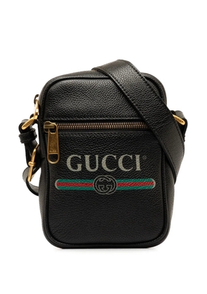 Gucci Pre-Owned 2000-2015 Gucci Logo crossbody bag - Black