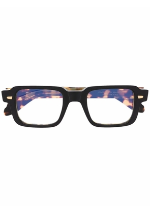 Cutler & Gross tortoiseshell square-frame glasses - Black