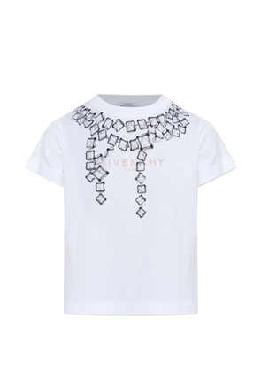 Givenchy Deconstructed Crystals-print T-shirt - White