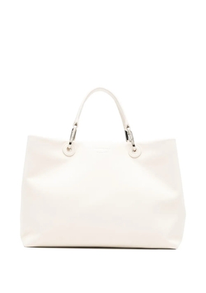 Emporio Armani leather shoulder bag - Neutrals