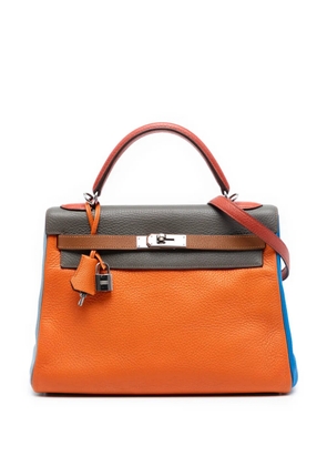 Hermès Pre-Owned 2011 Clemence Arlequin Kelly II Retourne 32 satchel - Multicolour