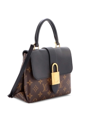Louis Vuitton Pre-Owned Locky Handbag Monogram Canvas with Leather BB satchel - Black