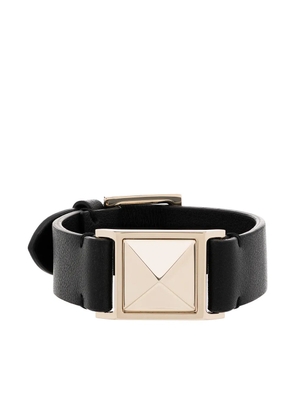 Valentino Garavani Roman Stud leather bracelet - Black