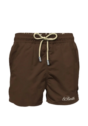 MC2 Saint Barth brown swim shorts