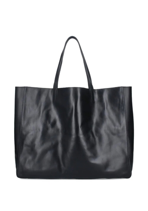 Berner Kühl leather tote bag - Black