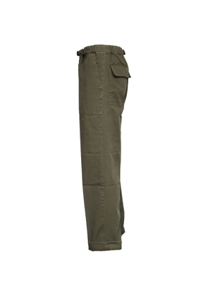 White Sand elasticated waist cargo trousers - Green