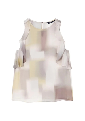 Armani Exchange ruffled blouse - Neutrals