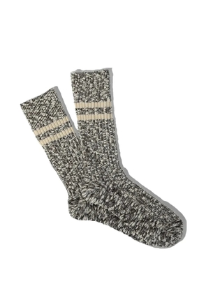 Anonymous Ism Lightweight Slub Crew socks - Black