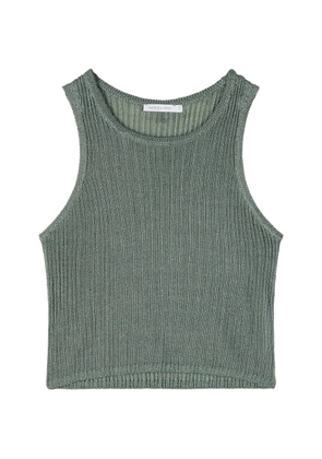 Patrizia Pepe sleeveless knitted top - Green