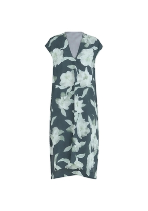 Christian Wijnants Deralos floral V-neck midi dress - Green