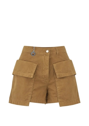 PINKO flap-pocket shorts - Brown