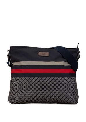 Gucci Pre-Owned 2000-2015 Diamante Nylon Web crossbody bag - Blue