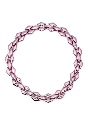 Patrizia Pepe metallic chain-link necklace - Purple