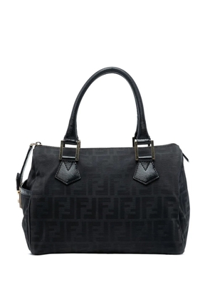 Fendi Pre-Owned 2010-2025 Zucca Canvas boston bag - Black