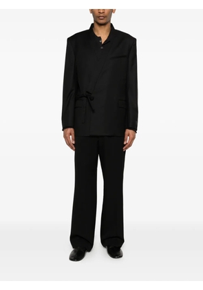 Kenzo tie-fastening blazer - Black