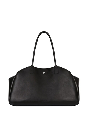 Courrèges strip shoulder bag - Black