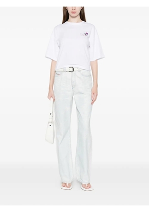 Diesel T-Cropyn floral T-shirt - White