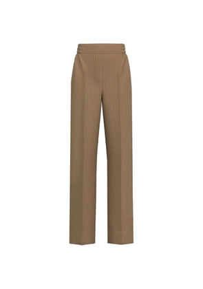 Marella pinstripe trousers - Brown