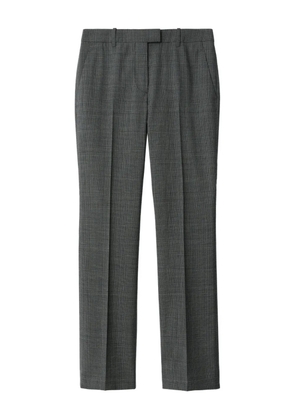 Burberry Check wool tailored trousers - Grey