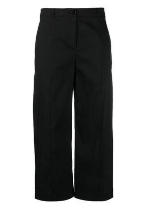 Patrizia Pepe cropped palazzo trousers - Black