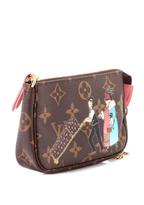 Louis Vuitton Pre-Owned Pochette Accessoires Limited Edition Monogram Canvas Mini clutch bag - Brown