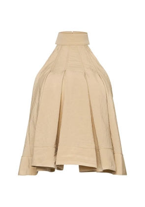 Cinq A Sept Jagger halterneck top - Neutrals