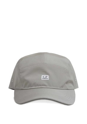 C.P. Company logo-patch cap - Grey