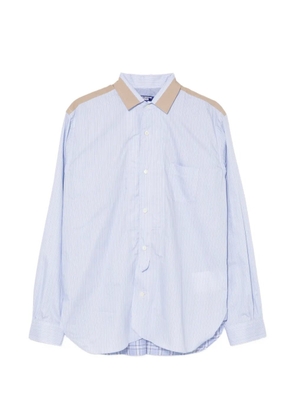 Junya Watanabe MAN striped shirt - Blue
