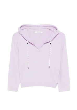 Dorothee Schumacher Modern Statements V-neck hoodie - Purple
