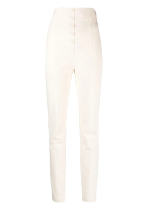 Philosophy Di Lorenzo Serafini high-waisted stretch-cotton trousers - Neutrals