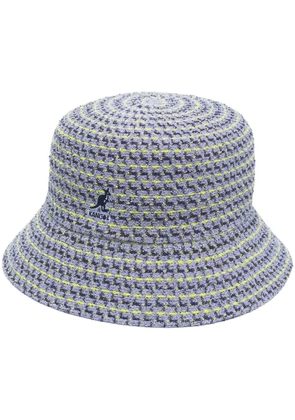 Kangol jacquard-weave bucket hat - Blue