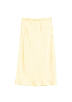 Jil Sander elasticated-waist midi skirt - Yellow