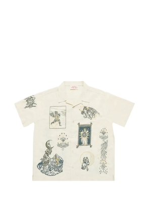 Samuel Zelig La Luna Camp shirt - Neutrals