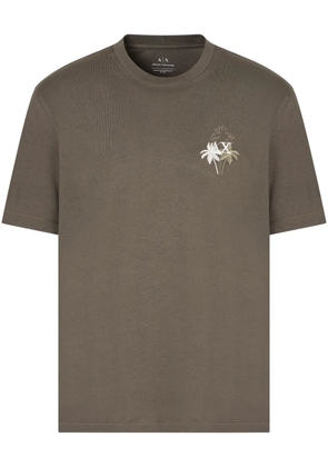 Armani Exchange cotton T-shirt - Green