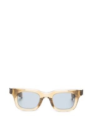 Alexander McQueen Eyewear skull square-frame sunglasses - Brown