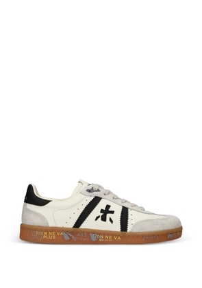 Premiata Bonnie 8123 suede appliqued sneakers - White