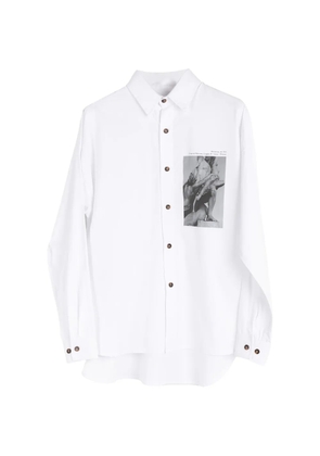 Société Anonyme button printed shirt - White